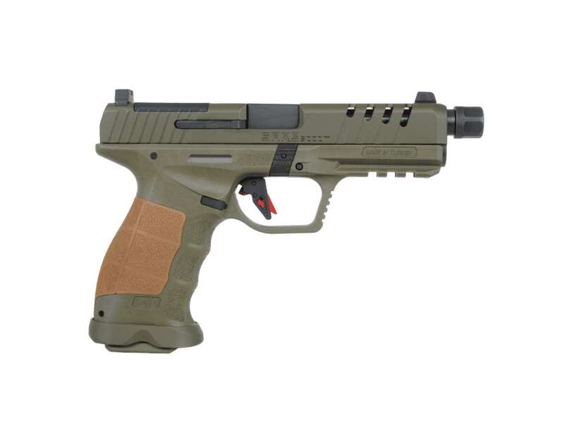 Handguns SAR Firearms 5.20" 9mm SAR USA SAR9SOCOMOD10 SAR9 SOCOM OD GRN  9MM 10/10